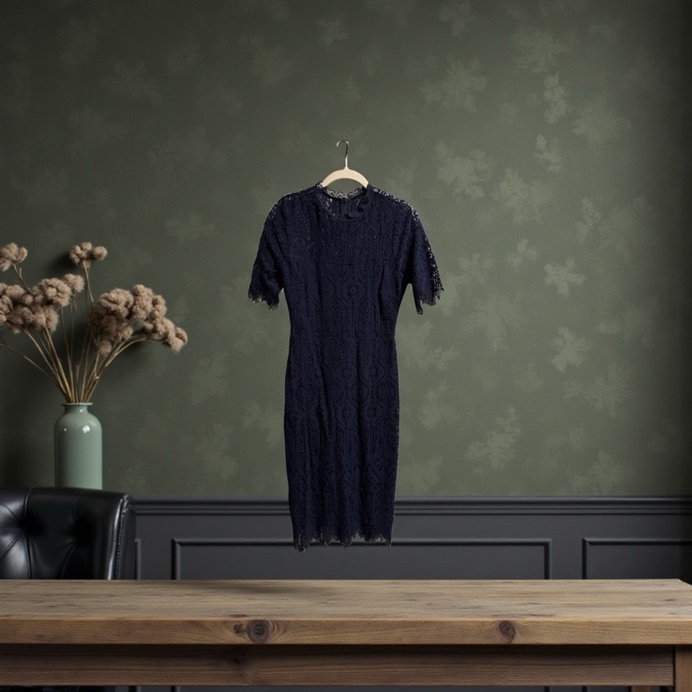 Lulu's Navy Lace‎ Mini Dress